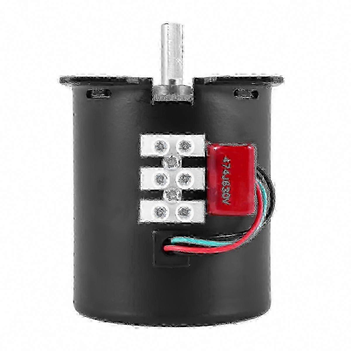 220V AC 40W Low Speed Geared Motor High Torque Low Noise Adjustable Direction PMSM Edition 1030