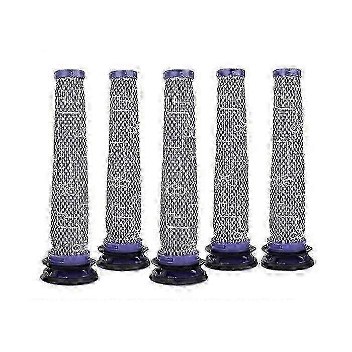 5-Pack Replacement Pre-Filter Compatible with Dyson V6, V7, V8 Series - Accessory Filter for Vacuum Cleaner Maintenance