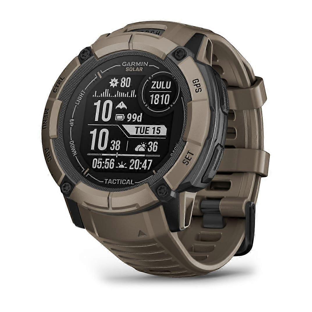 Garmin Instinct 2x Solar Tactical Edition 2,79 cm (1,1") Mip 50 mm Digital 176 x 176 píxeles Pantalla táctil Verde GPS (satélite)