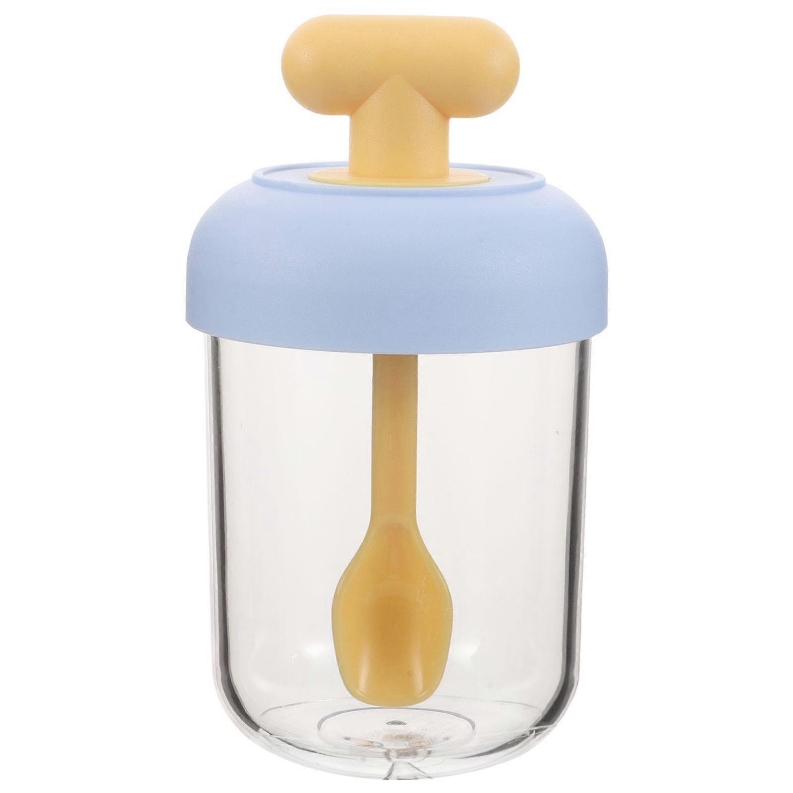 Yogurt Parfait Cups with Lids Spoons Oats Containers Portable Salad Cup Reusable Double-Layer Fruit Drain Container for Breakfast Milk Oatmeal Cereal