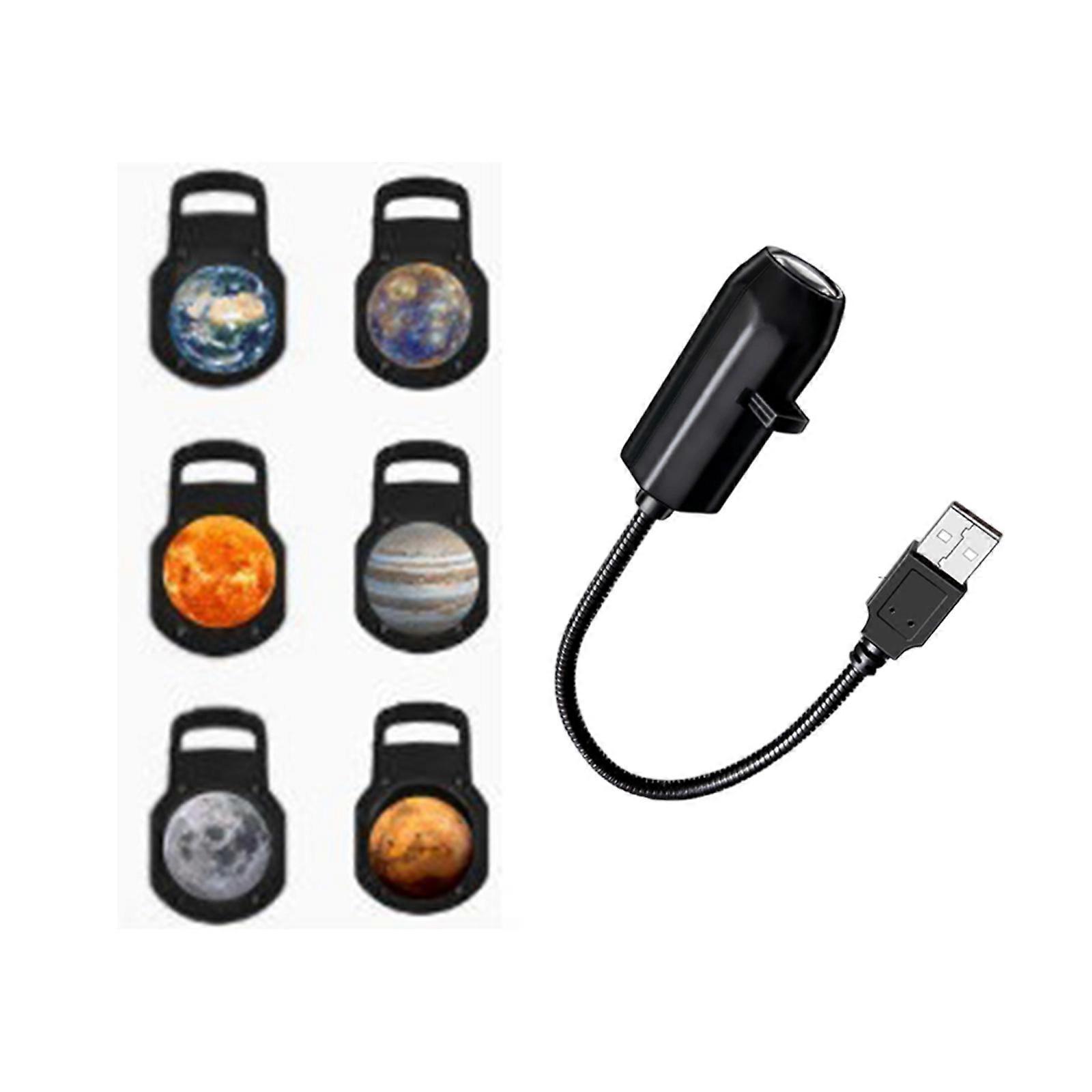 Multifunctional Planet Projection Light 360 Degree Rotating Atmospheres Night Lamp Decoration for Ceiling & Wall Multicolor