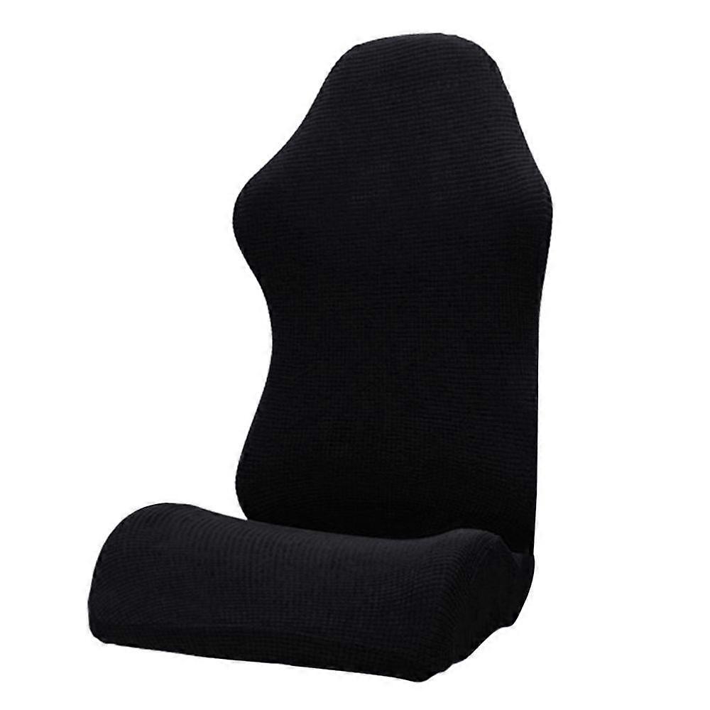 Protective Cover For Swivel Extendable Computer Chair Navy Blue