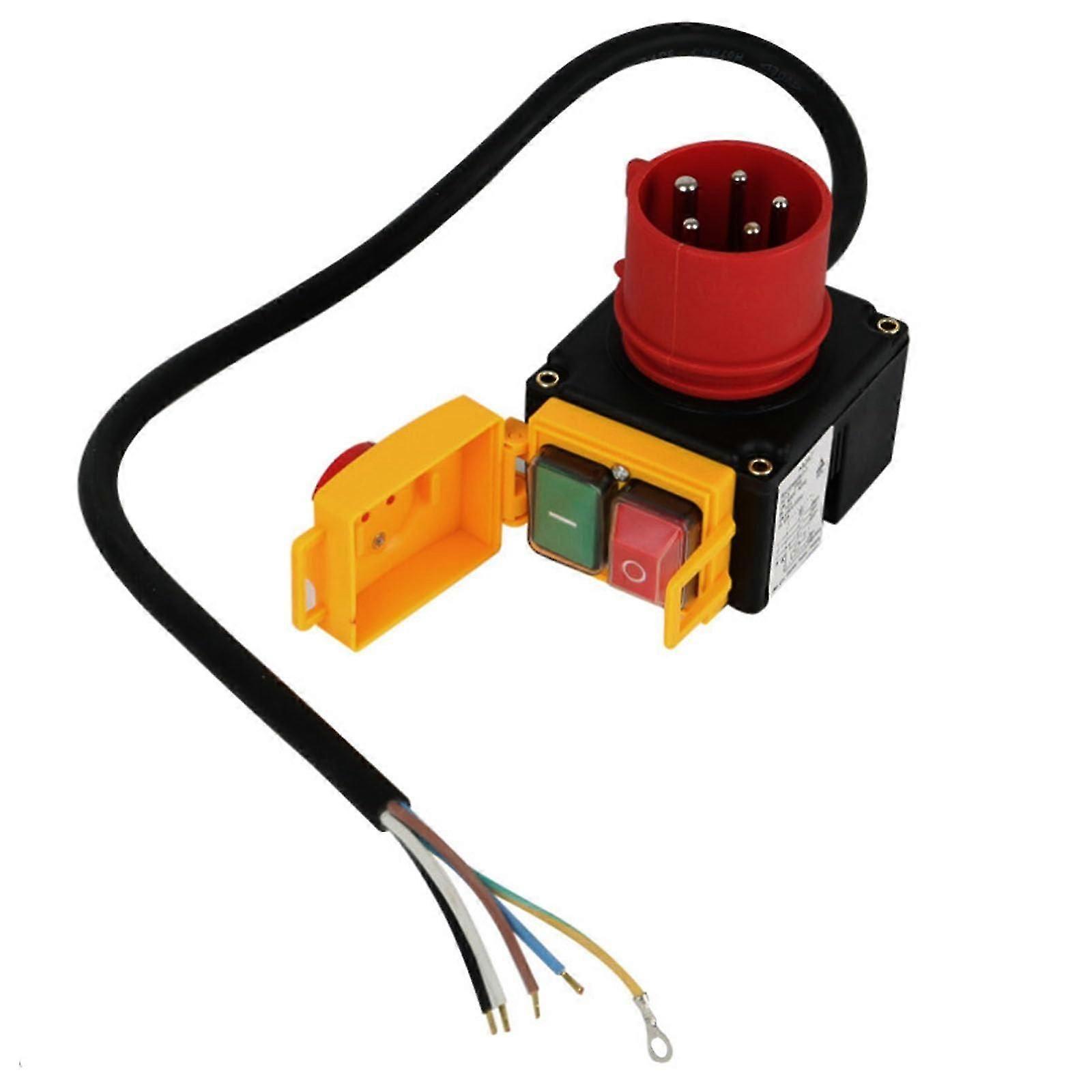 Plug Switch 400V Motor Protection Switch for Wood Splitter, CEE Plug Electric Machine Device Switch_yyc