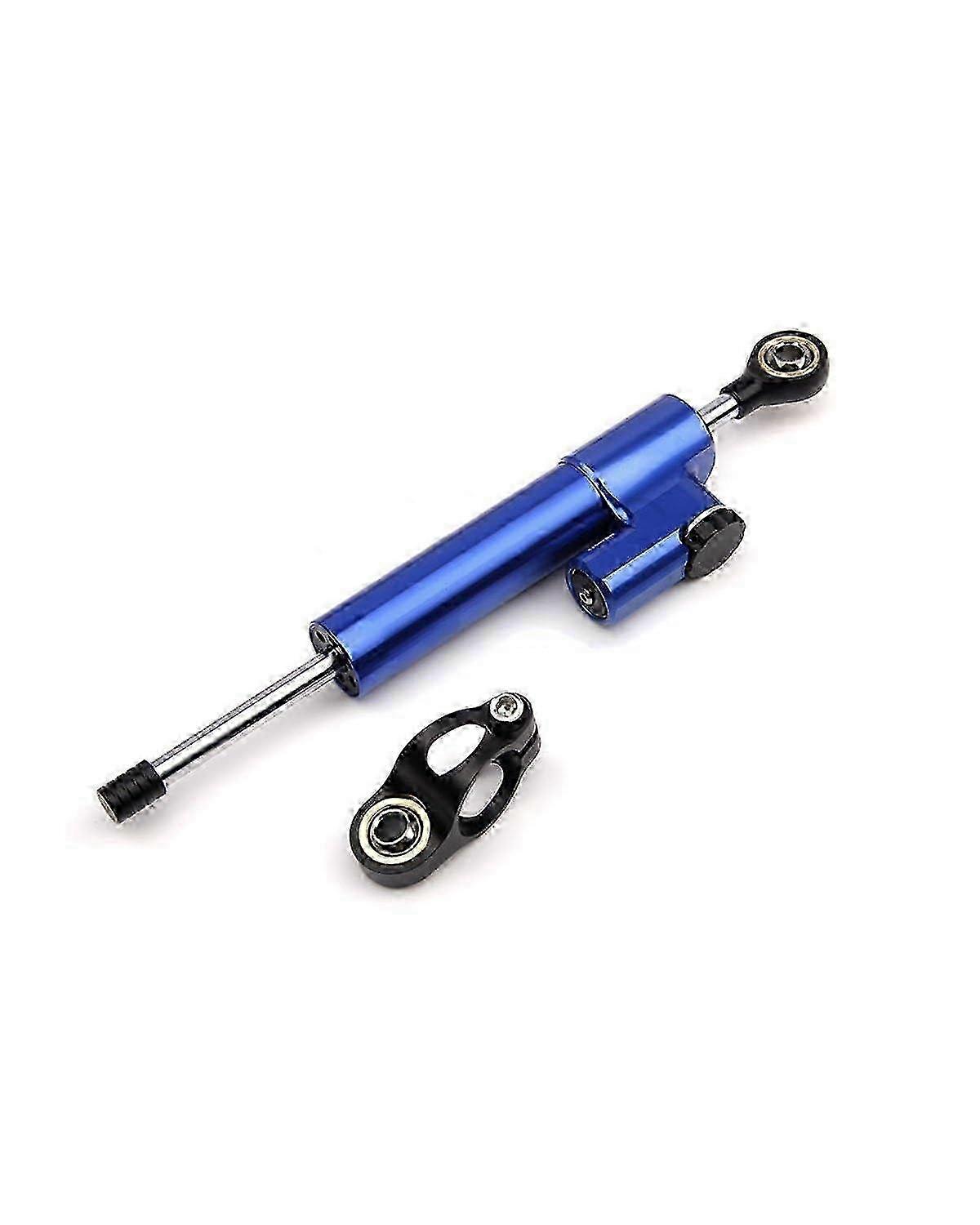 Motorcycle Suspension Steering Damper Stabilizer Linear Control Bar Shock Absorber(Blue)