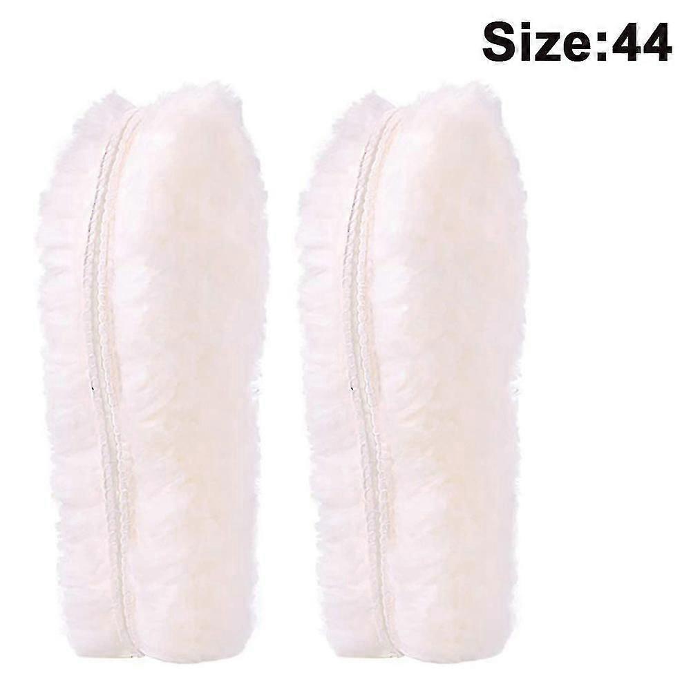 Fuzzy Sheepskin Insole, Warm Thick Fluffy Lambswool Inserts  37