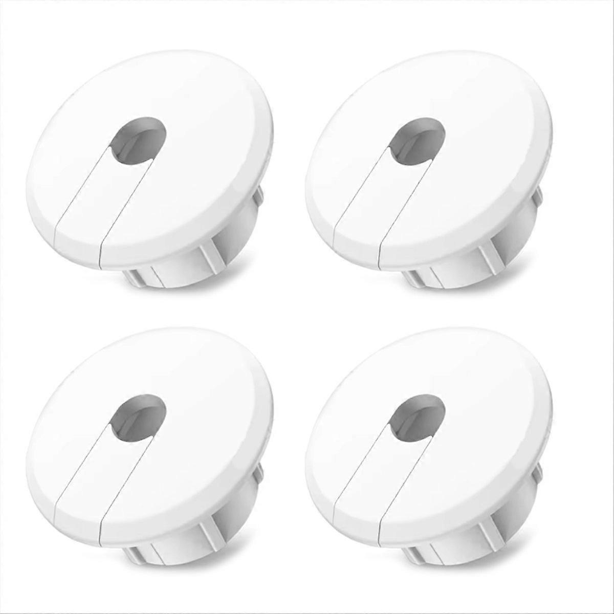 Wall Bushing Grommet Ethernet Cable Organizer White
