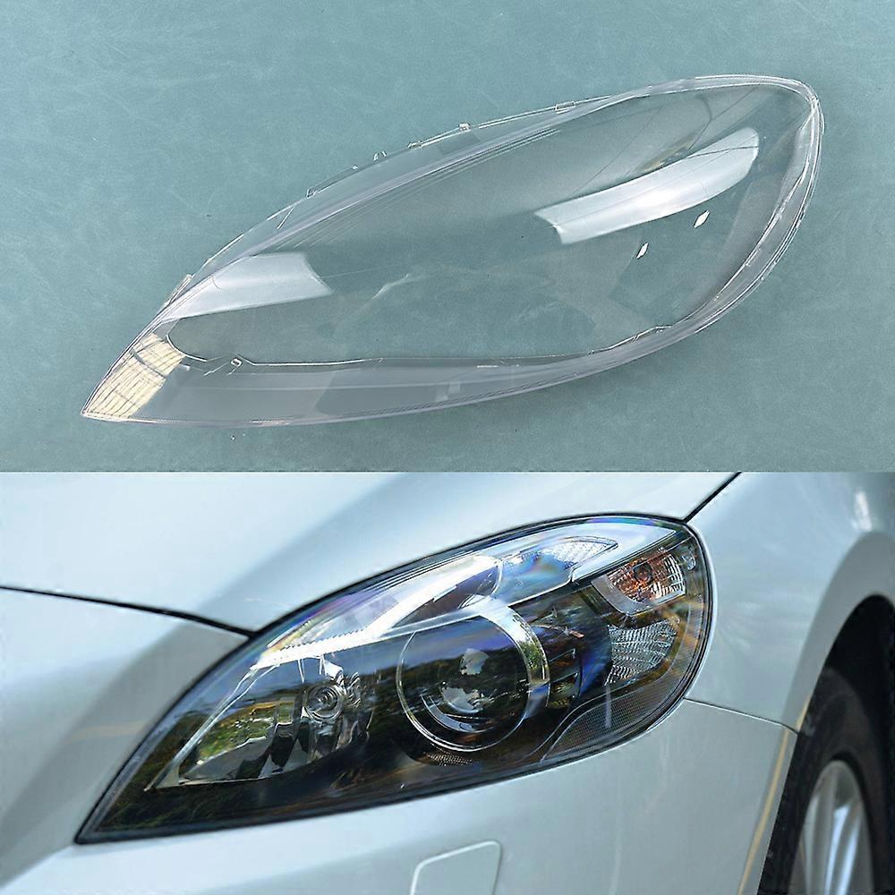 For Volvo V40 2013-2016 Headlight Lens Shell Transparent Headlamp Cover Replace The Original Lampshade Plexiglass