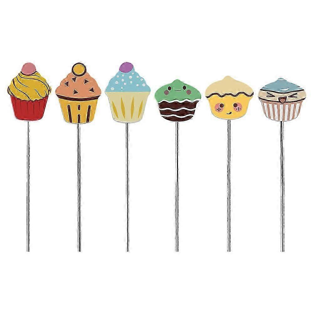 6pcs Stainless Steel Cake Testers Baking Tester Bread Testing Needle Cake Probe Kitchen Baking Tool