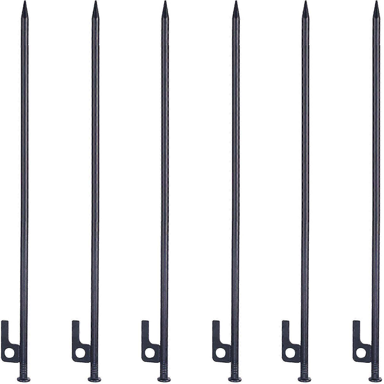 Heavy Type Camping Stakes for Tents Sand Beach Rustproofed Steel Secure Windproofed Multiple Surfaces Application  40 cm