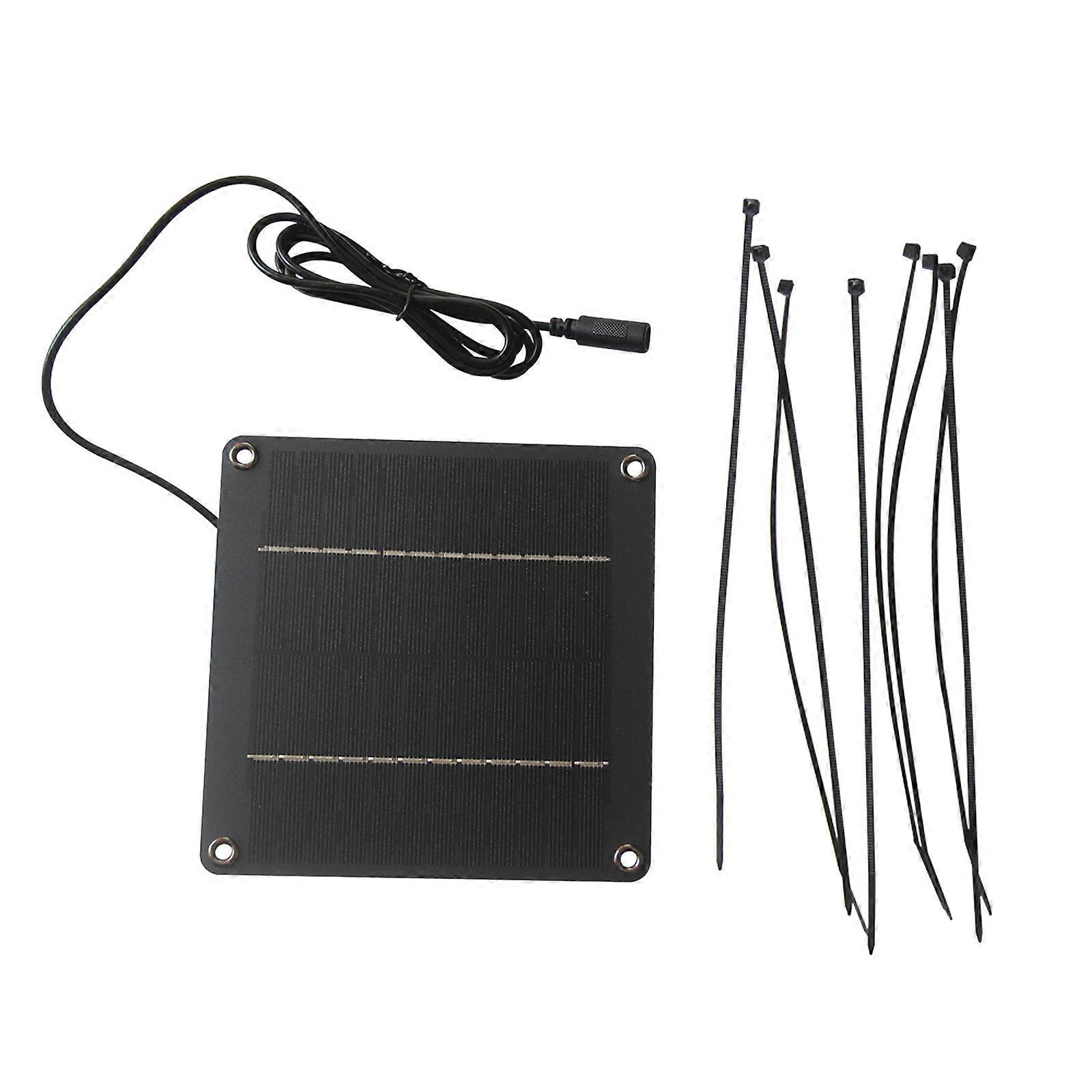 12V Solar Panel 4W Output Battery Maintainer Trickle Charge Optimized For Small Power Systems And Electronic Devices Multicolor