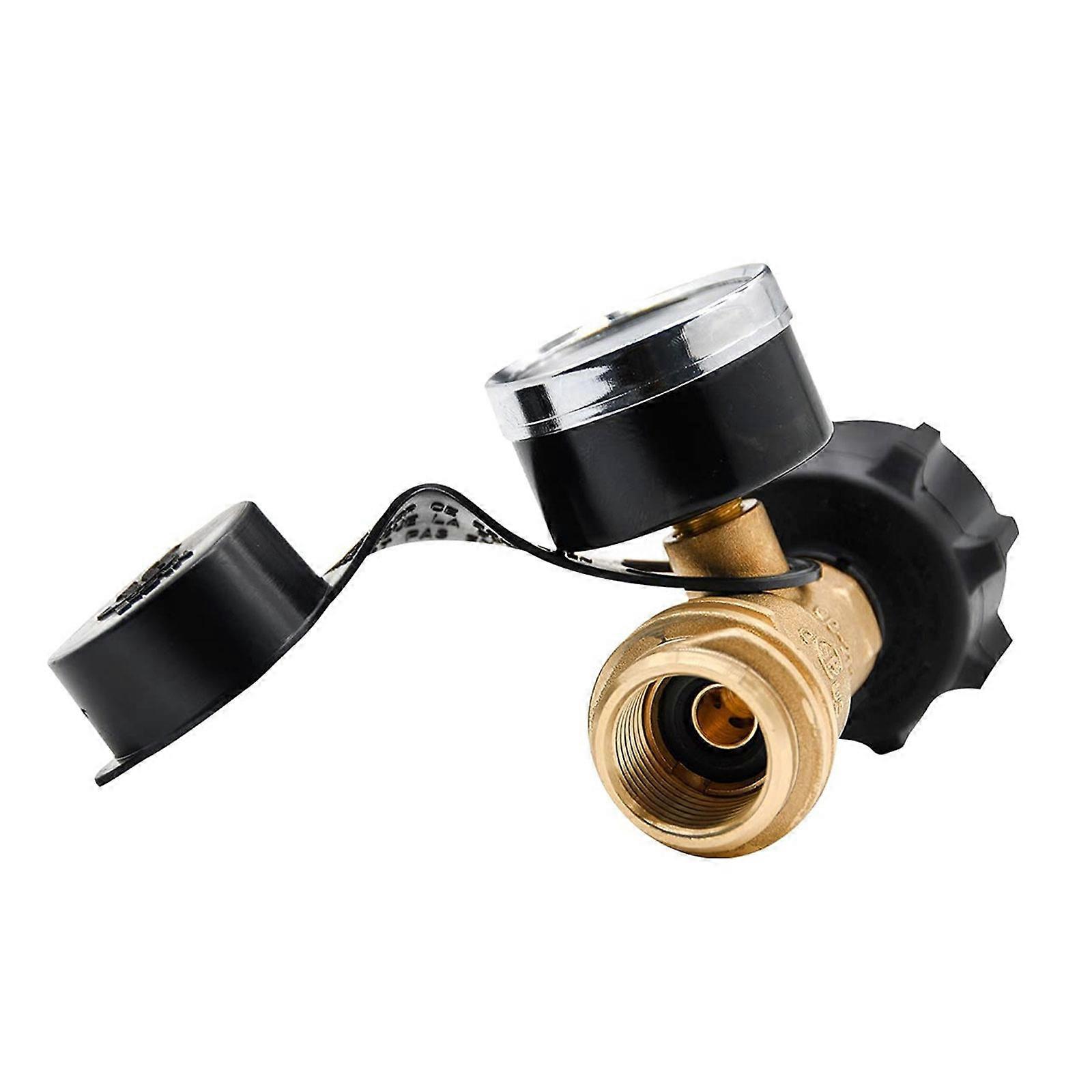 Corrosion Resistant Propane Tank Level Indicator Heavy Metal Construction Standard Cylinders Adapter for QCC1 Type Use Multicolor