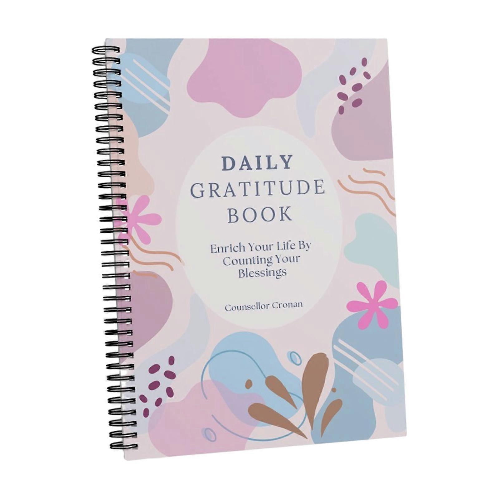 Mindfulness Planner Notebook For Daily Reflection Portable Daily Gratitude Journal with Structured Pages Paper 14x21cm Multicolor