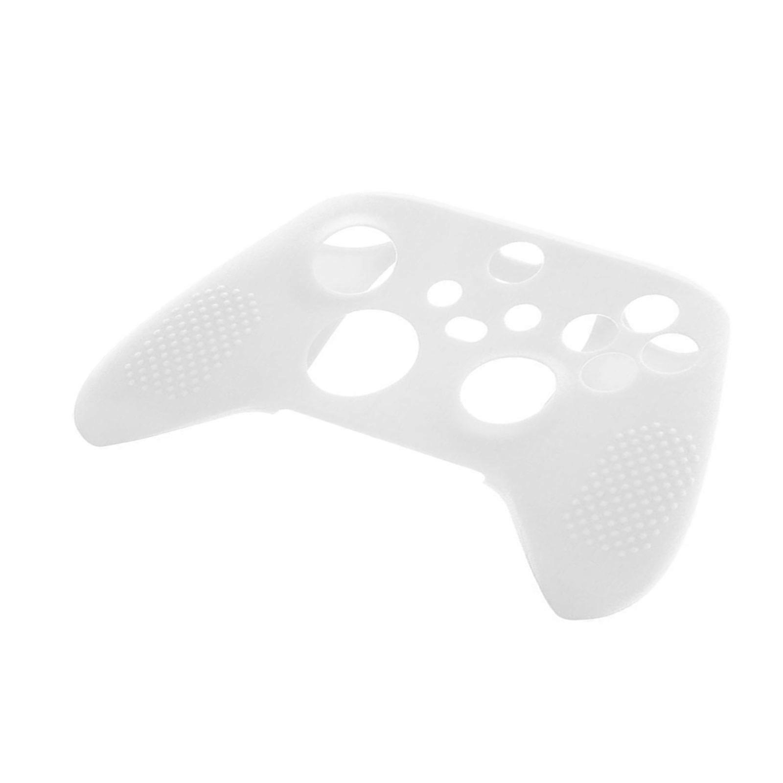 Waterproof Housing Dustproof Scratch Resistant Skin Cover Game Controller Silicone Cover Case Shell for Controller  White