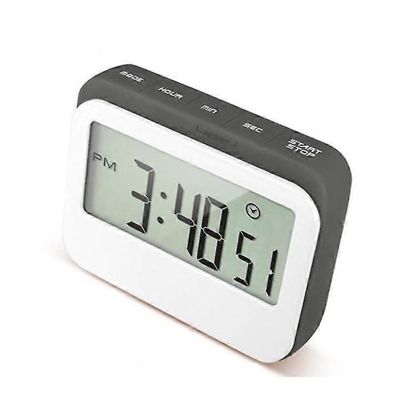 Digital Kitchen Timer With Alarm Clock Stopwatch Large Digits And Loud Alarm