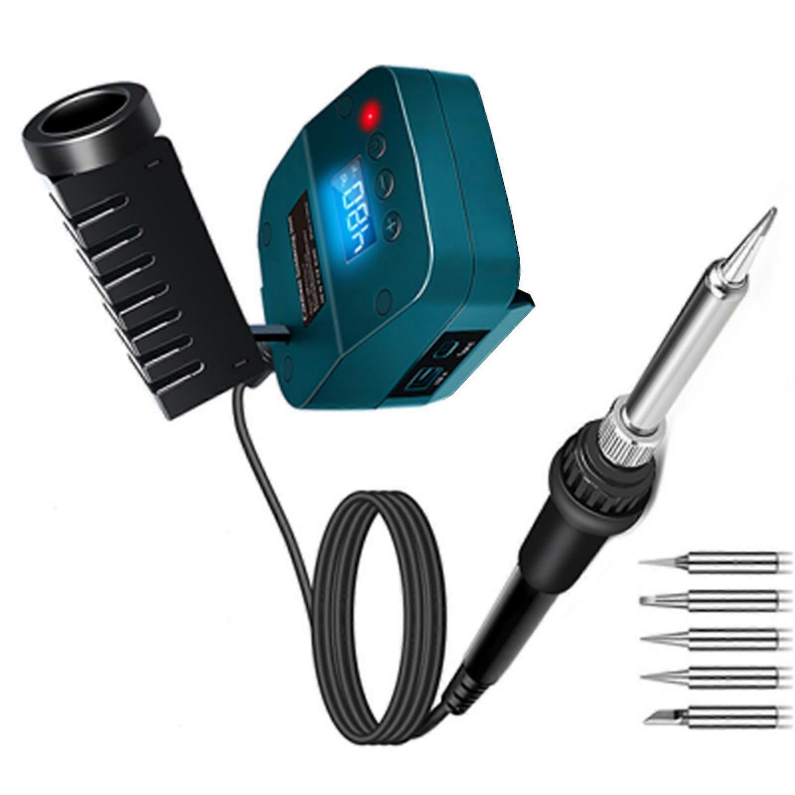 Professional Rapid 8 Second Heating Soldering Station with Temperature Memory Low Battery Alert for Precise Welding Task Multicolor