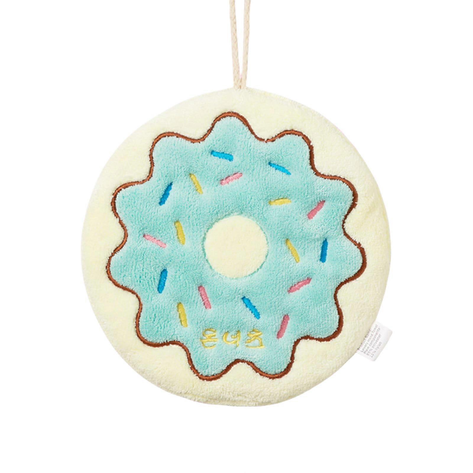 Kids Hand Towel TwoLayer Absorbent WallMounted Soft For Children DoubleLayer Hanging Towel