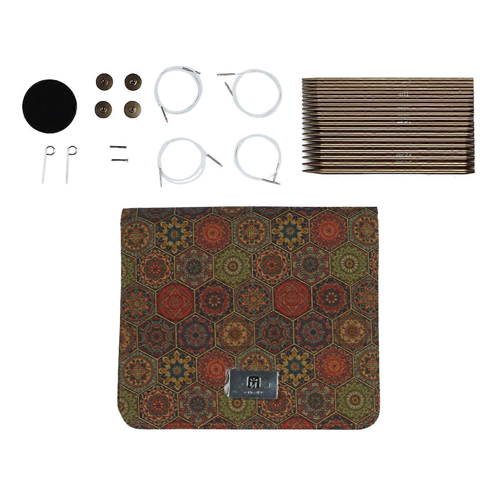 Multi Functional Aluminum Knitting Coffee Color For Sewing Projects Multicolor