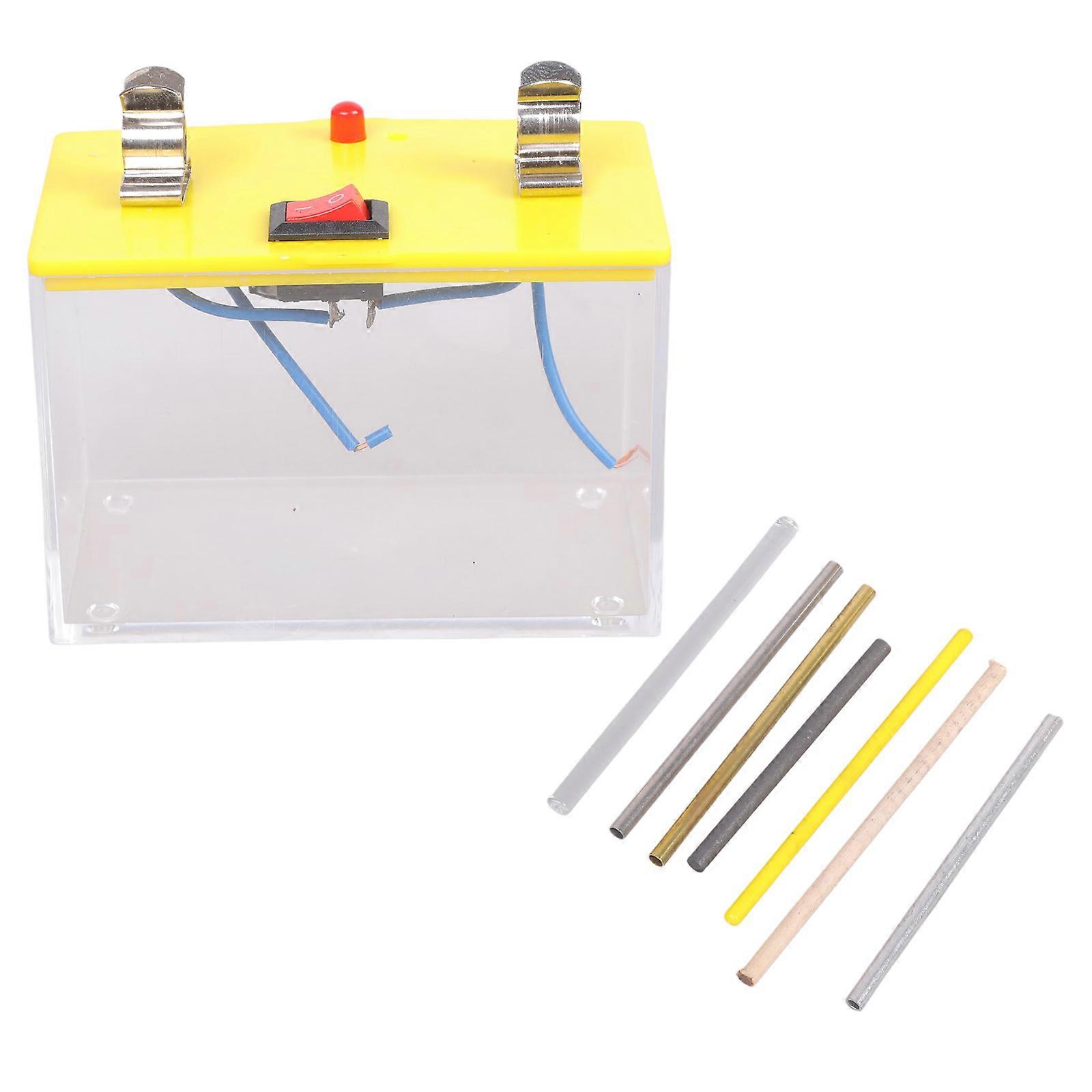 Electrodes Solution Conductivity Experiment Demonstrator Box For Science Education Electrochemical Teaching Aid Multicolor