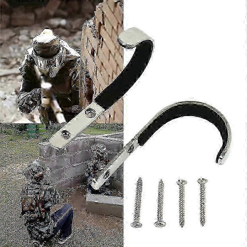 2pcs Wall Mounted Hooks Storage Rack J-hook