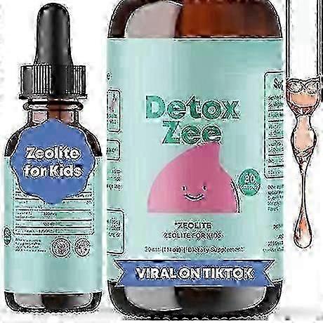 Ζεόλιθος Drops for Kids Detox Berry Flavor 30ml Σωληνάρια Συμπληρώματα Διατροφής