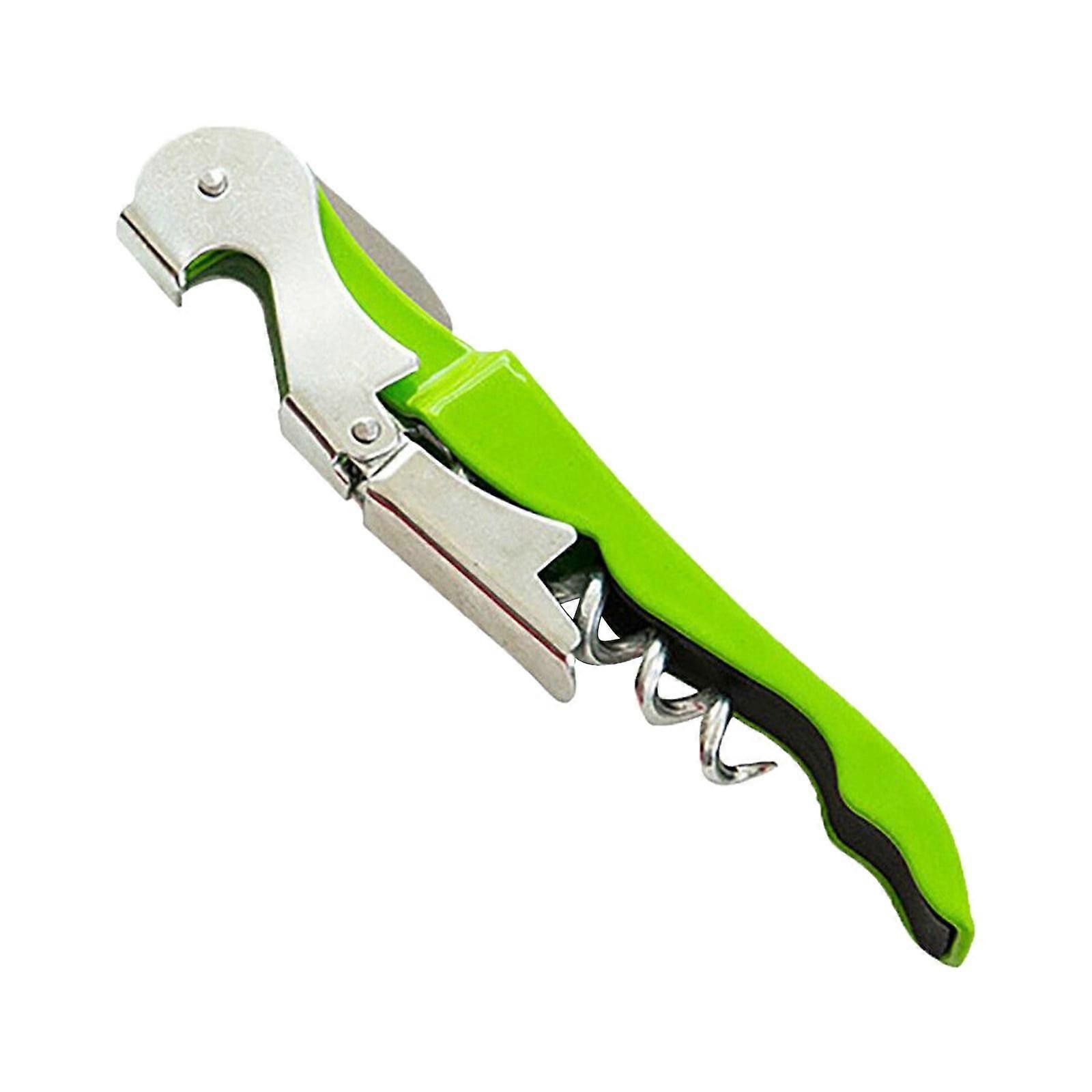 EQWLJWE Wine Opener Waiter Corkscrew, Professional Wine Key for Servers, Bartender with Foil Cutter, Manual Wine Bottle Opener Double Hinged