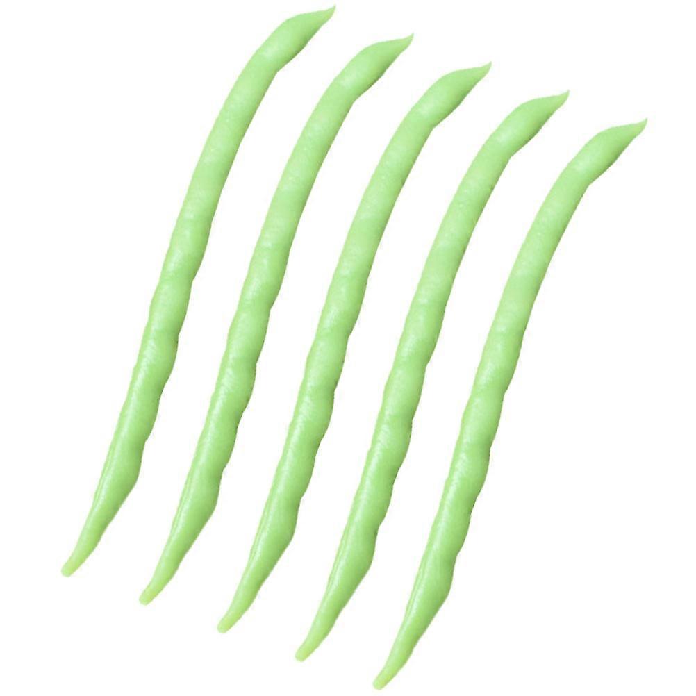 Simulation Bean Vegetable Model for Display 5Pcs