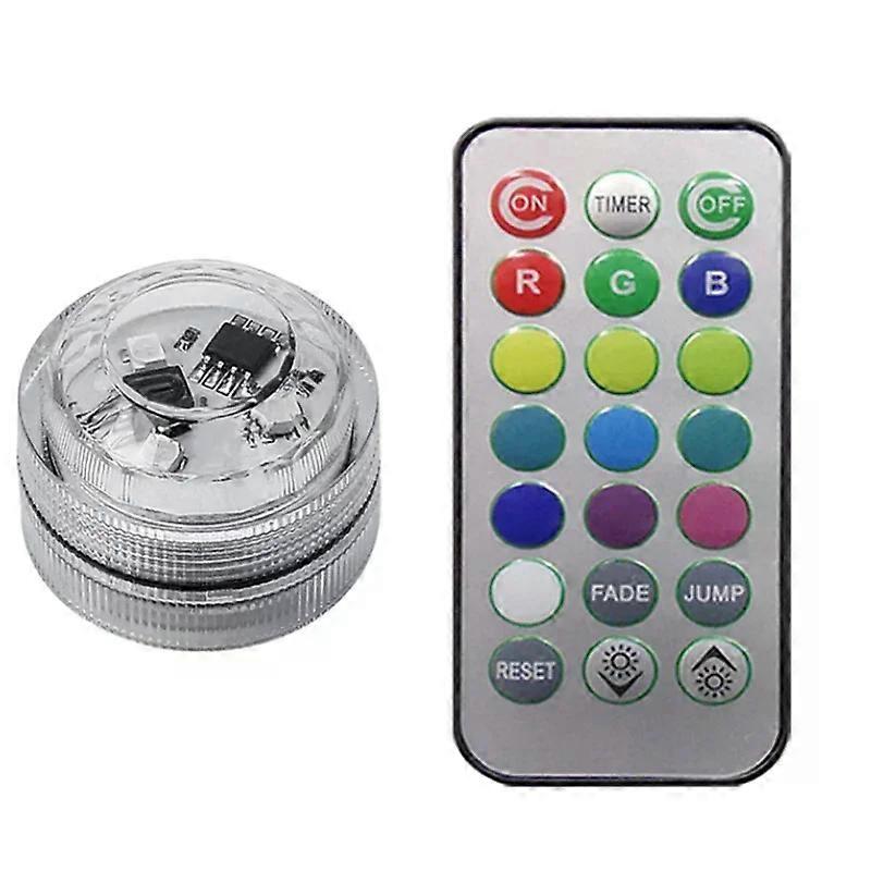 Auto LED RGB Interior Atmosphere Light Decorative Foot Lamp With USB Wireless Remote Control Multiple Modes For Car,Home Decorat