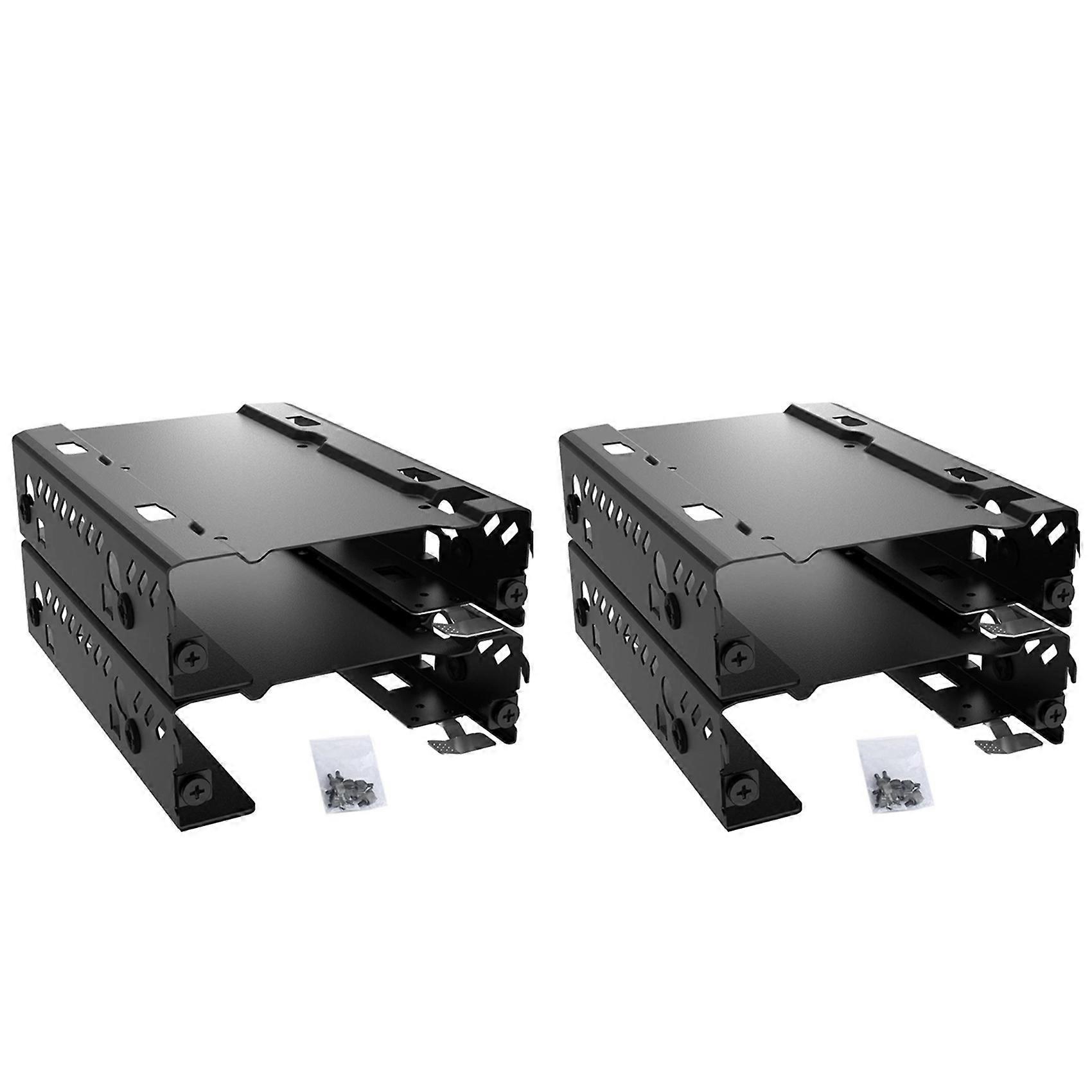 Phanteks 4 Pack Stackable 3.5 / 2.5 Inch Duo Cases HDD Hard Drive Mounting Bracket Adapter