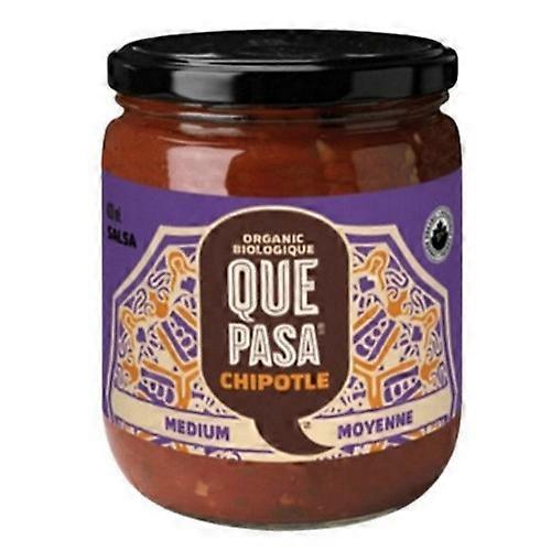 Que Pasa Organic Chipotle Salsa Medium, 420 Ml (Case Of 12)