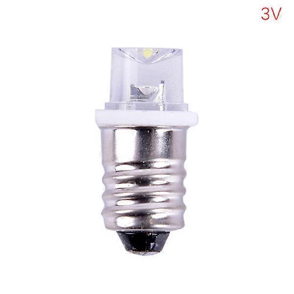 5pcs/set E10 LED Bulb DC 3V 4.5V Instrument Bulb Indicator Light 3V