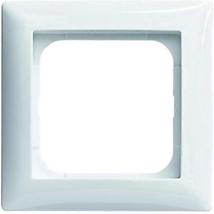 Simple frame - BUSCH-JAEGER - 1721-914 - White - Sleek design - Corner rays