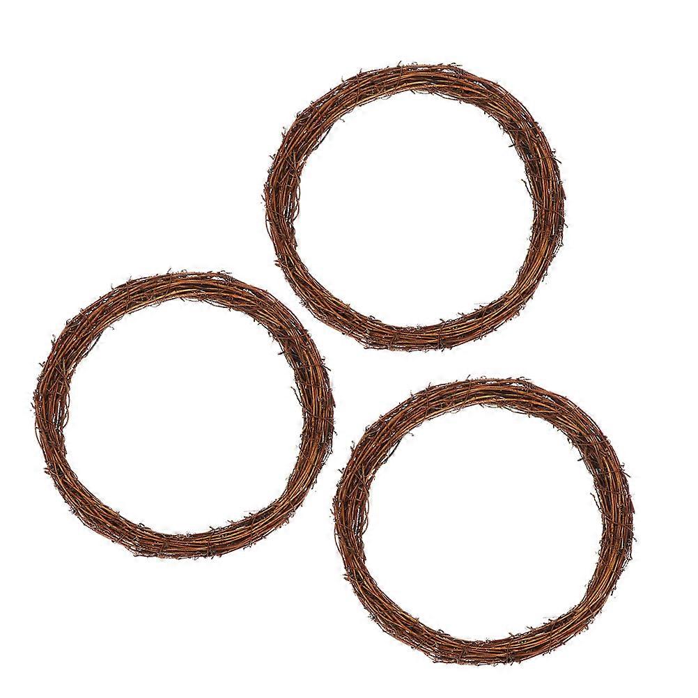 DIY Vine Wreath Frames for Craft Use 3Pcs Grapevine Circle Rings