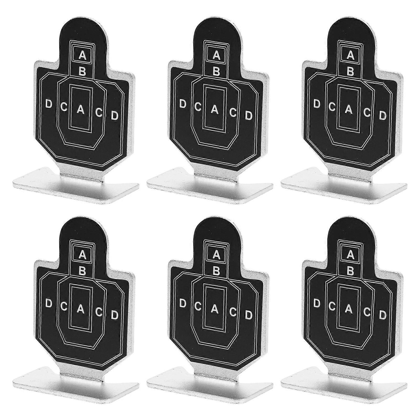 Metal Training Target for Shooting Practice Small 6Pcs Target Set