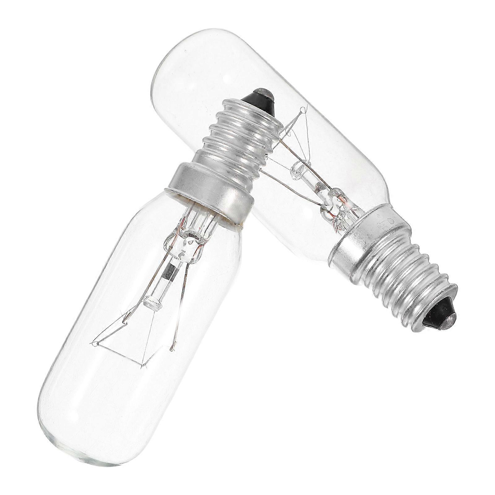 Machine Instrument Light Bulbs Easy Installation for 2Pcs Stove Light Bulb