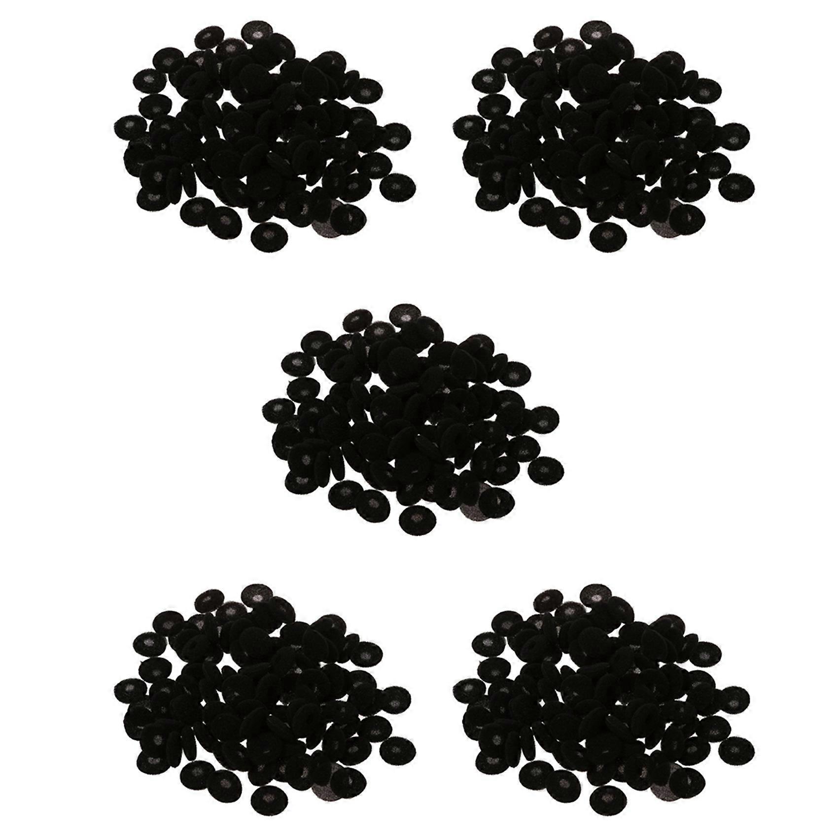 500 Pcs Black Sponge Earbud Headphone Cap Ear Pads Cover Replacement