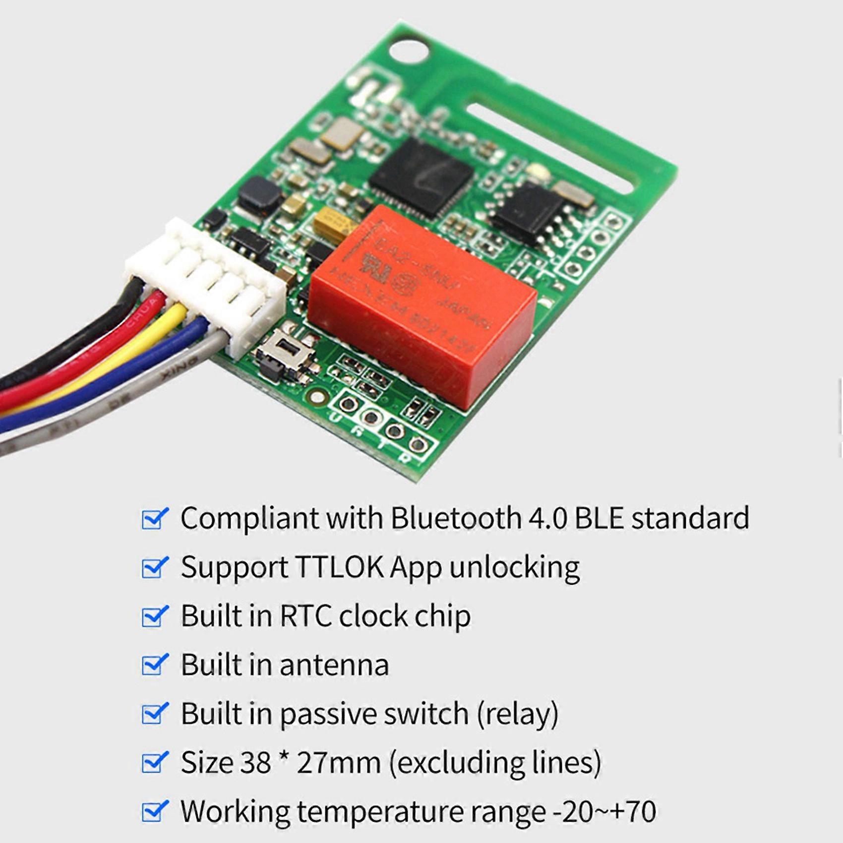 2X TTLOCK App Remote Electronic Lock Module Board Lock Module Relay Output Door Access Control System