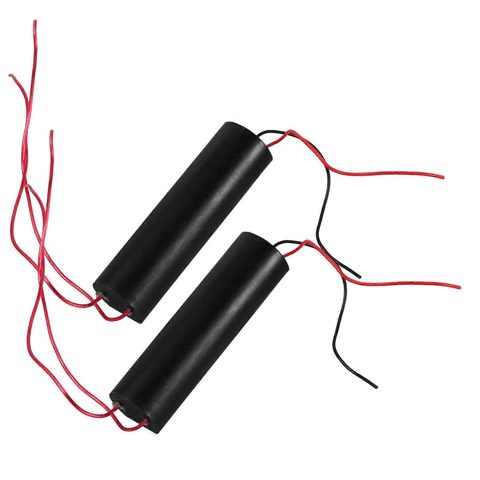 Black High Voltage Transformer Step Up Transformer for Stable Power 2Pcs