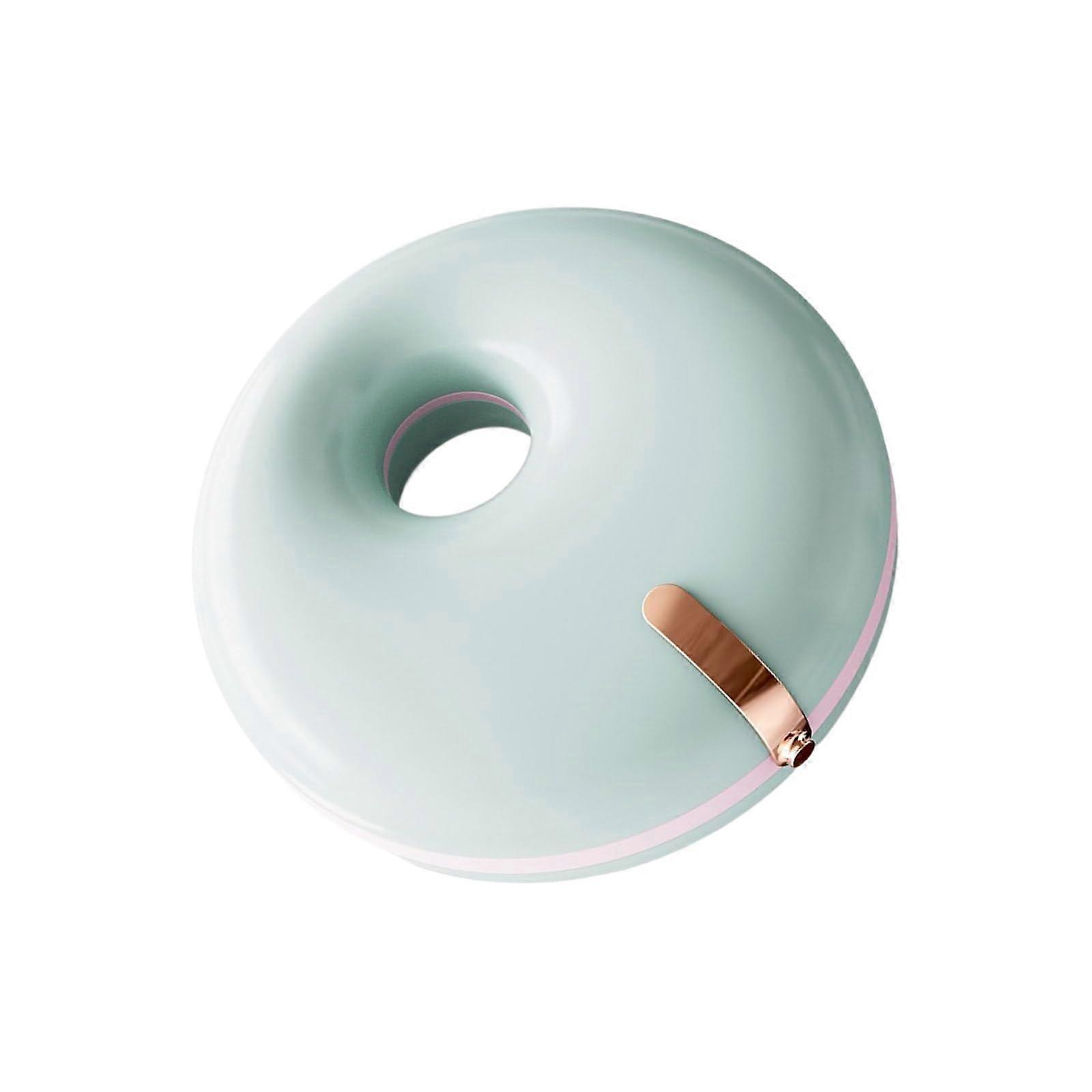 Denture Case and Retainer Case Round Storage Box for Mouth Guards with Cleaning Container Green