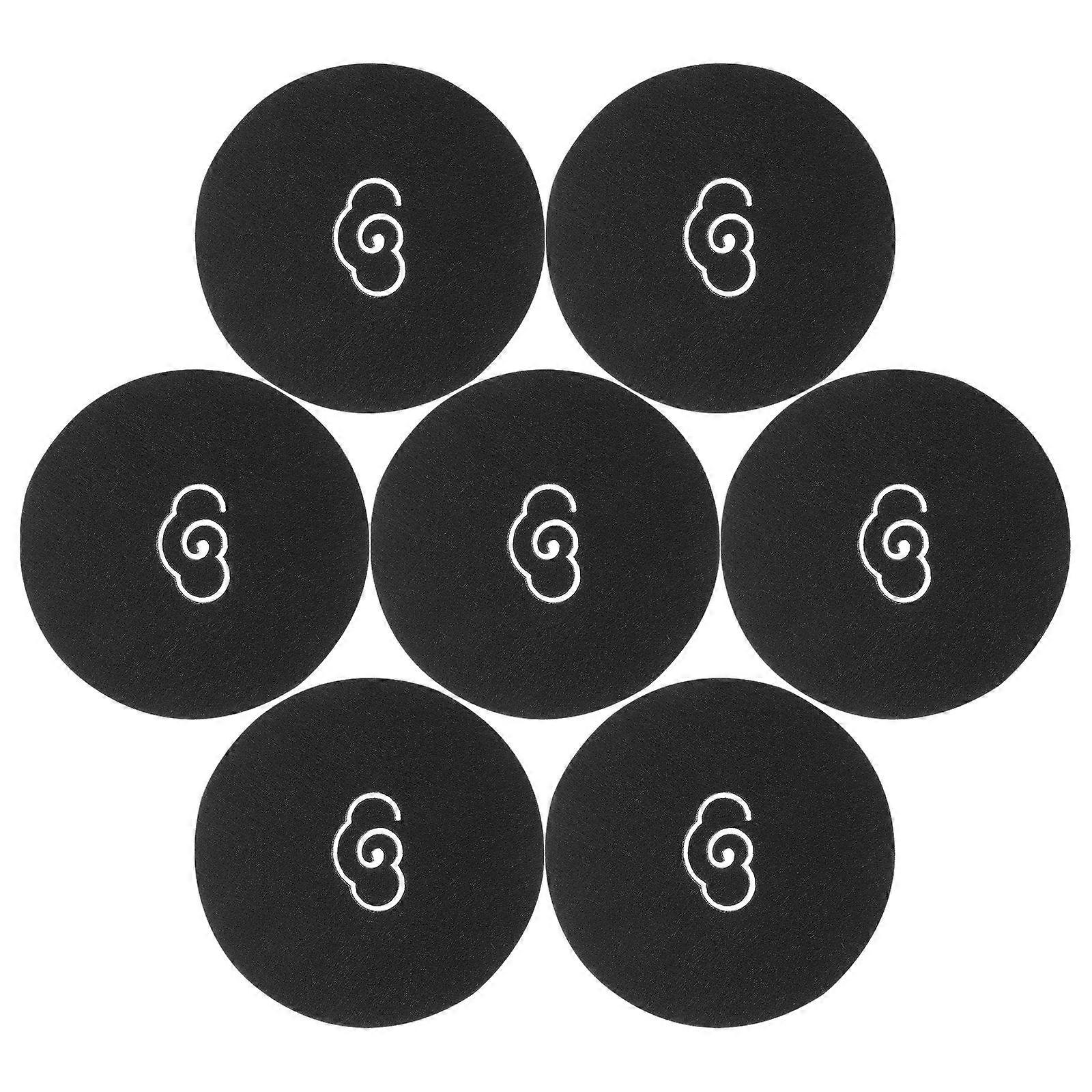 Felt Coaster Black Felt Cup Pad for Drink Use with 50Pcs