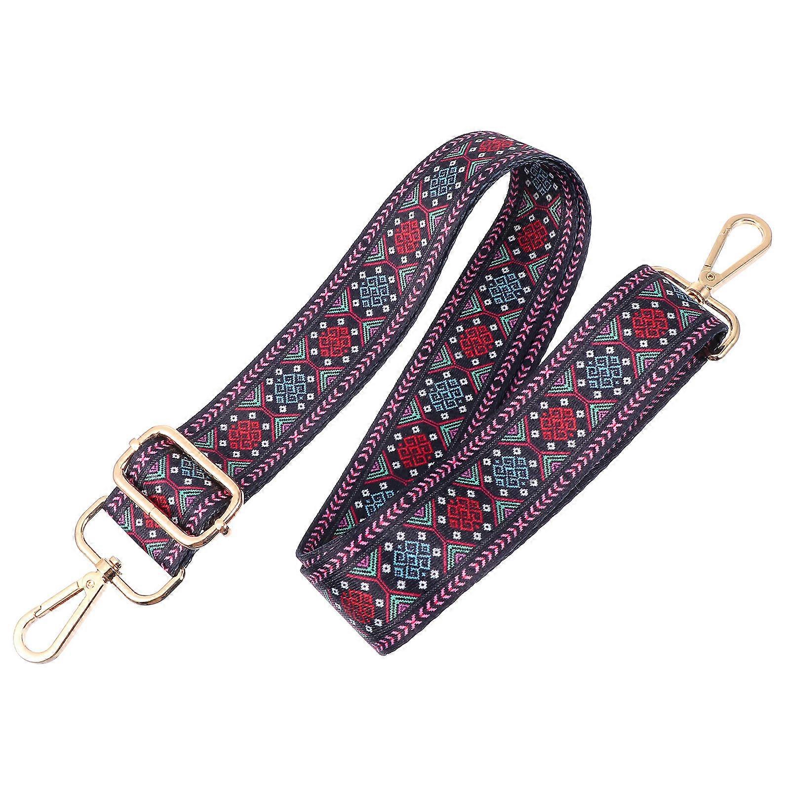 Ethnic Style Bag Shoulder Strap with Colorful Bag Strap Replacement 1Pcs