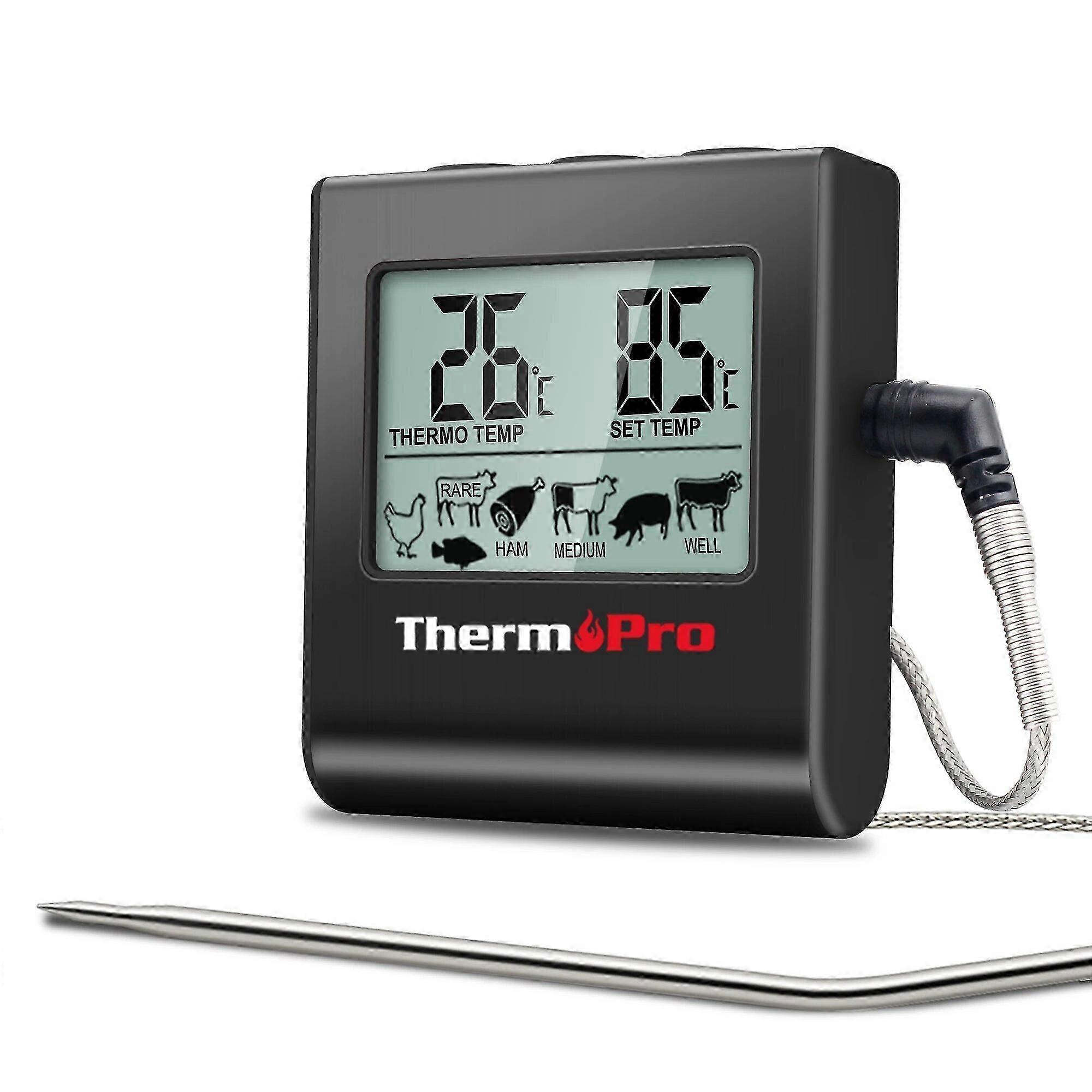 ThermoPro TP16 Digital LCD Display Kitchen Cooking Meat Thermometer For BBQ Oven Grill With Timer Function 25-26s