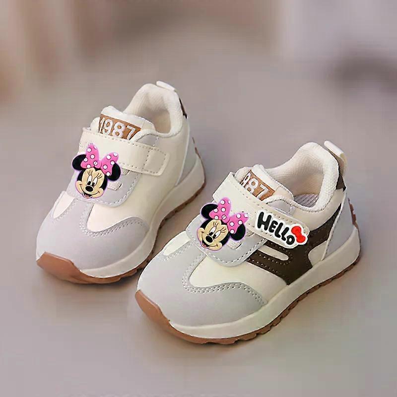 Mickey Mouse Children Sports Shoes Disney Spring Autumn New Girl Soft Sole Casual Shoes Dad running Shoes Boy Baby first walkers