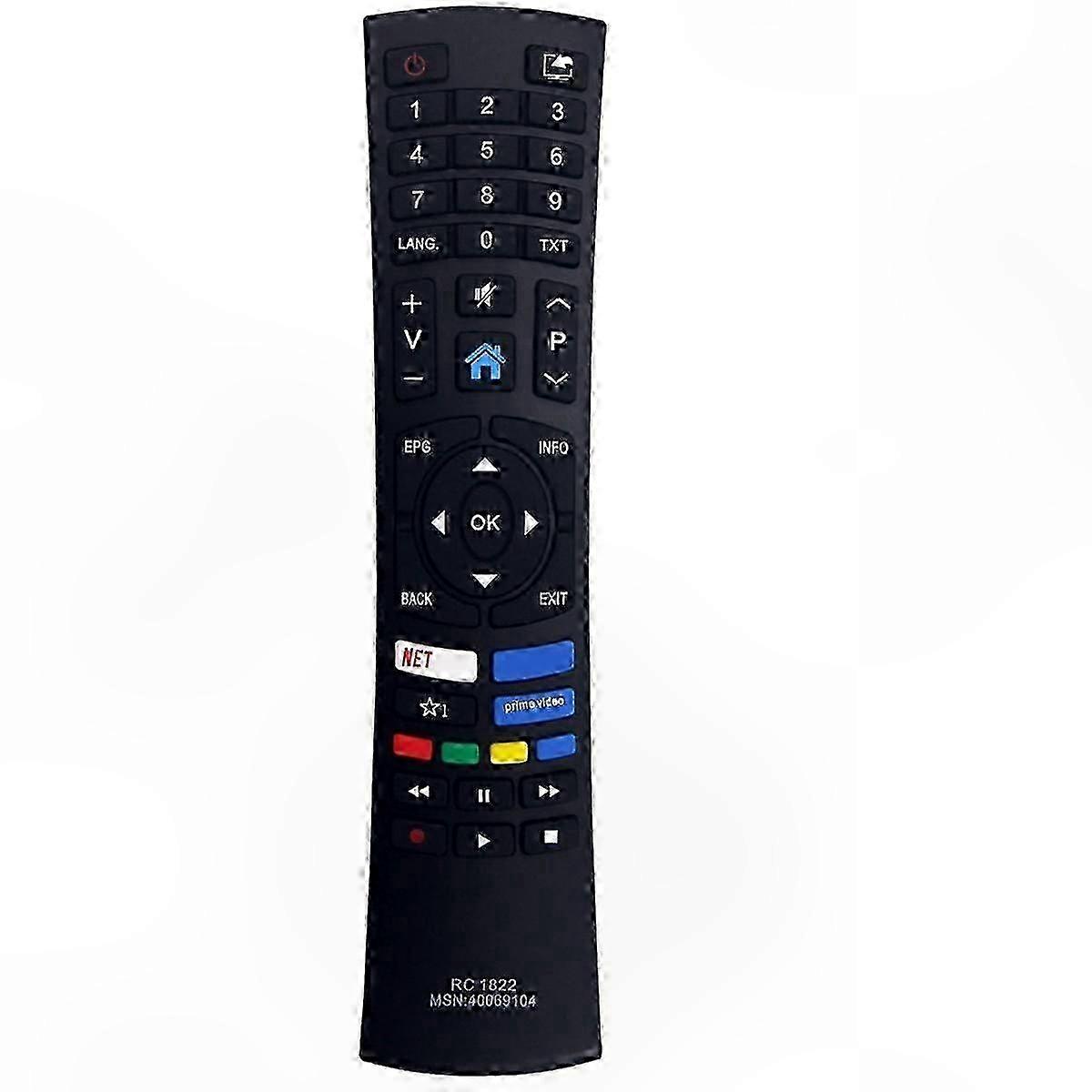 RC1822 TV Remote Control Replacement