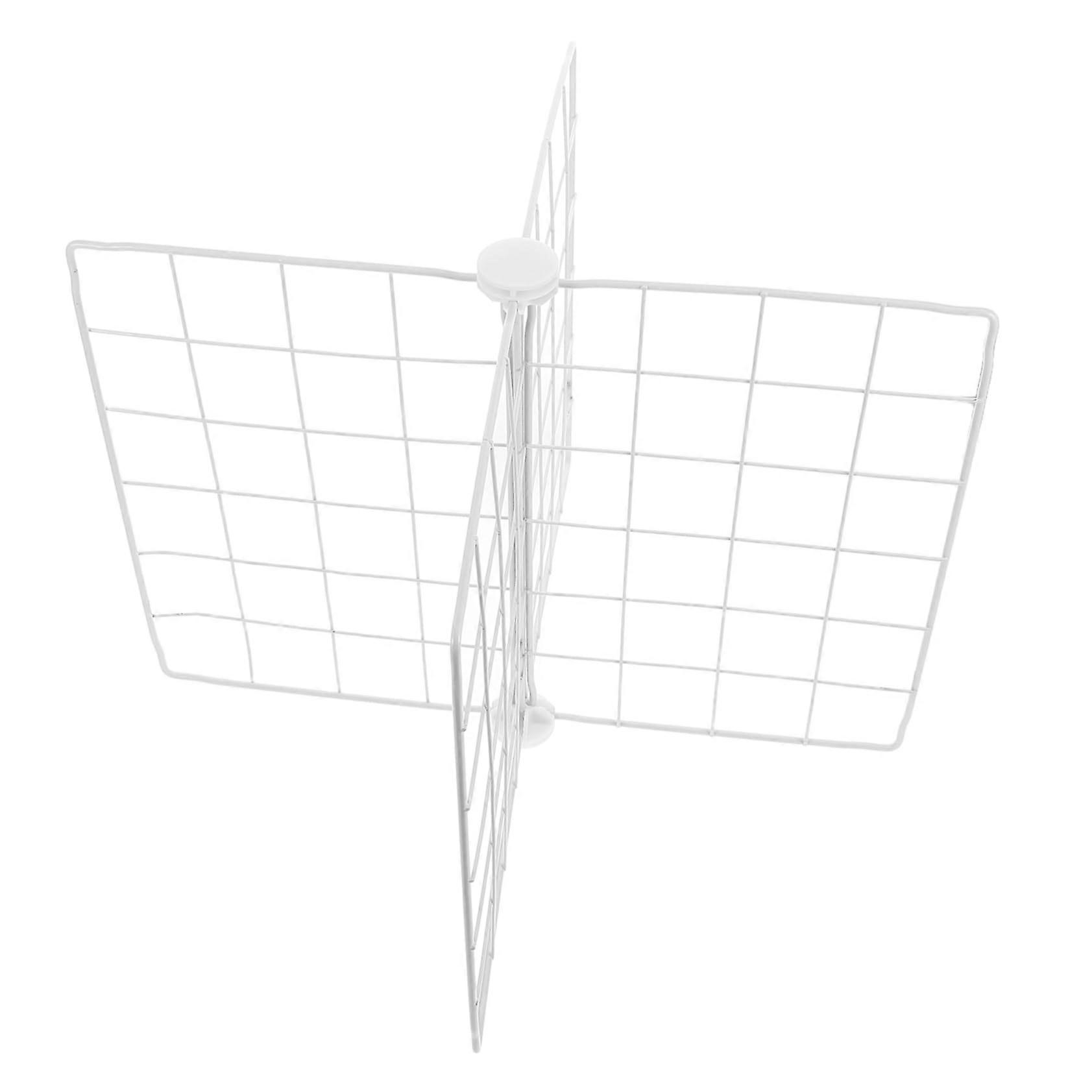 Freezer Organizer with Adjustable Wire Shelf Dividers for Universal Fridge Storage and Space Saving