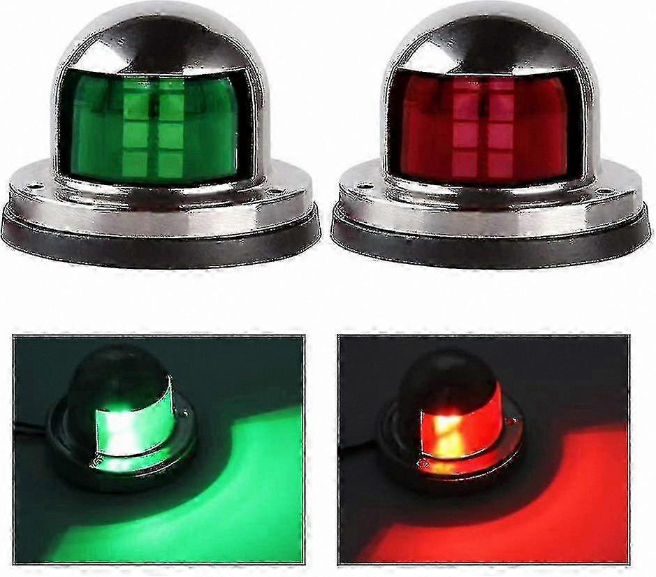Marine LED Navigation Signal Lights Pair