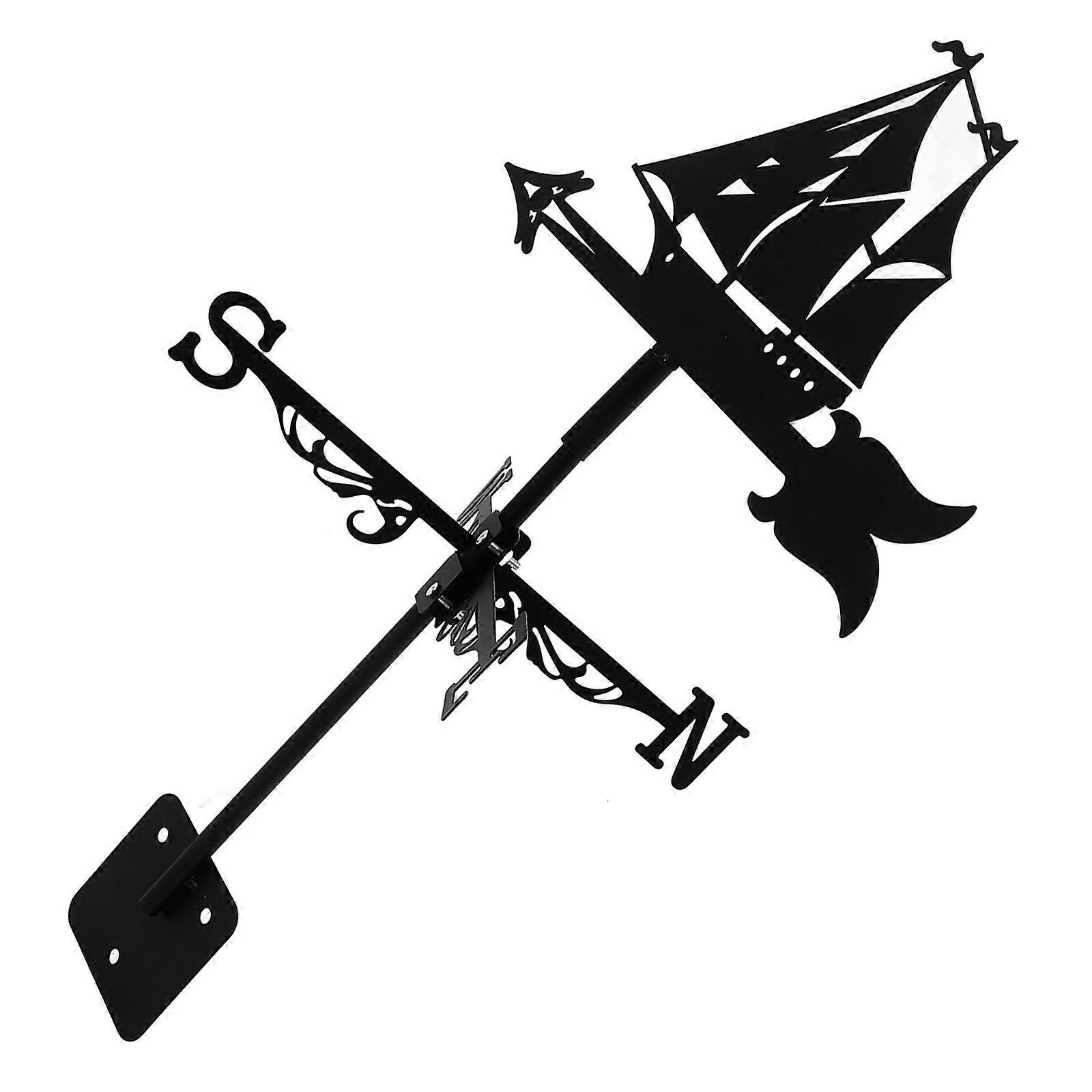 Direction Indicator Iron Weather Vane for Roof Decor