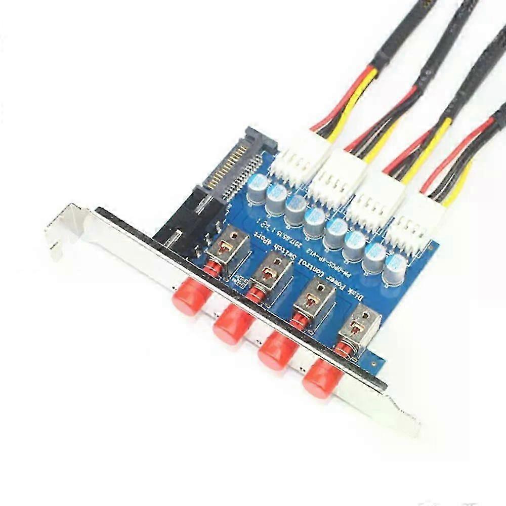 New hard drive power switch/hard drive selector/SATA disk switch for desktop computers