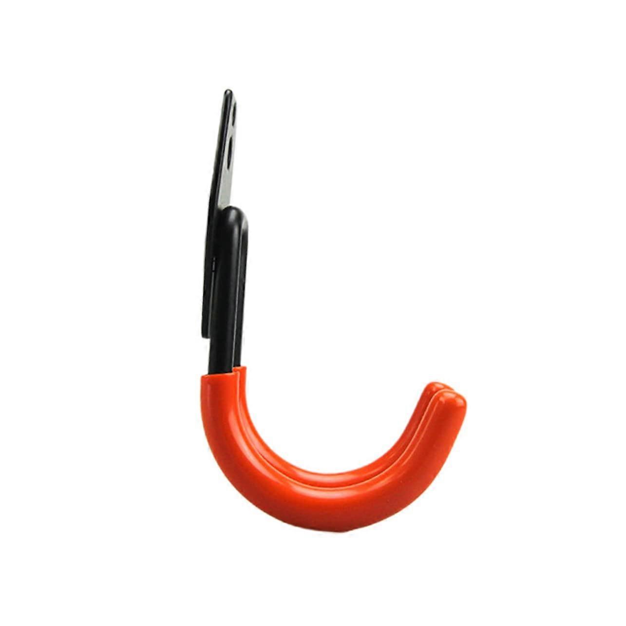 2pcs Heavy Duty Wall Mount Storage Hooks with AntiSlip Coating for Garage Tools and Ladders