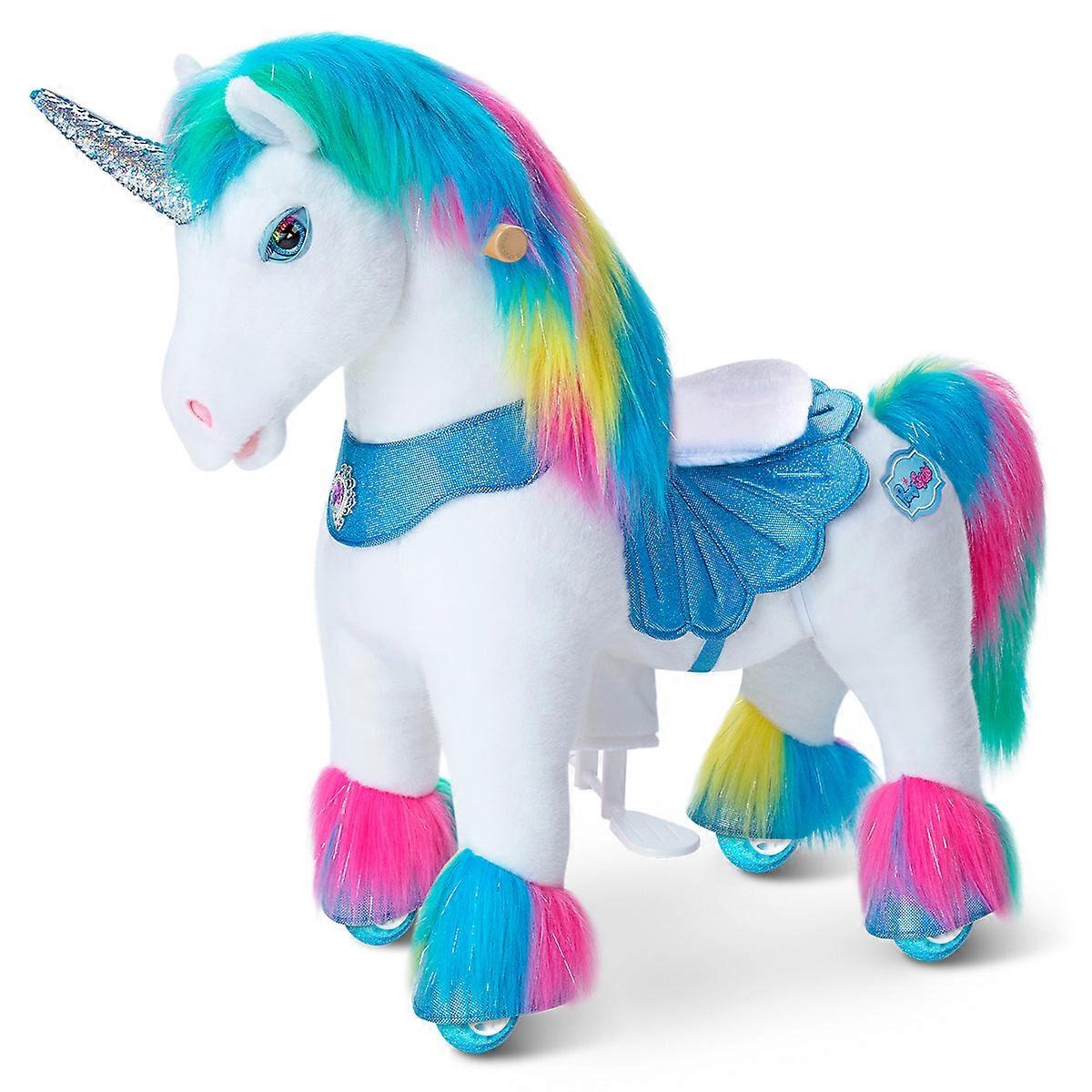 Model Y Rainbow Unicorn Ridlegetøj til 3-4 år