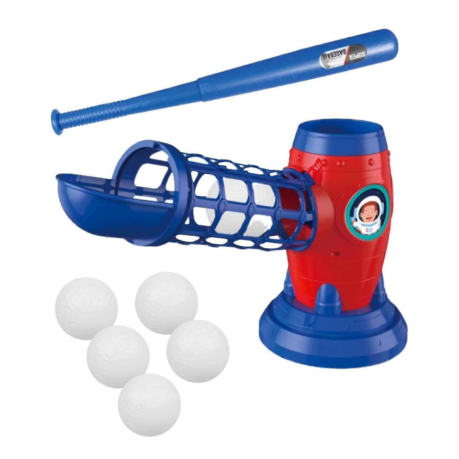 Electric Baseball Pitching Machine with Ball Feeder, Variable Speed, Youth Hitting Practice